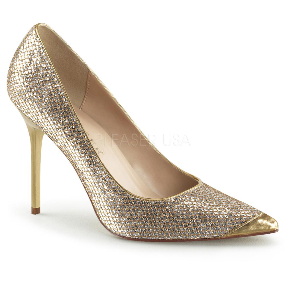 Pleaser - CLASSIQUE-20 Pumps - Gold coloured